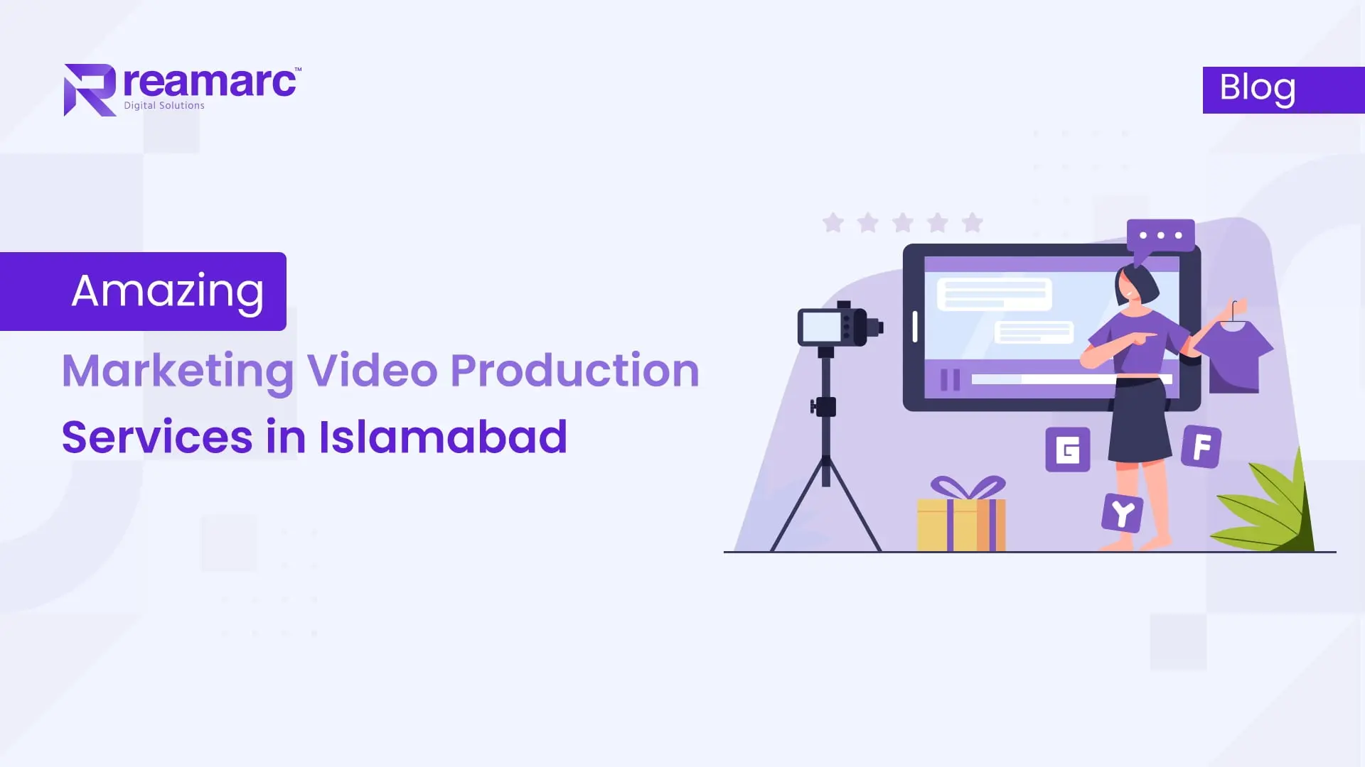 amazing marketing video production services in islamabad