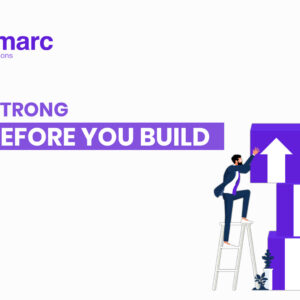 Pre-launch marketing strategy for real estate project with digital promotion visuals