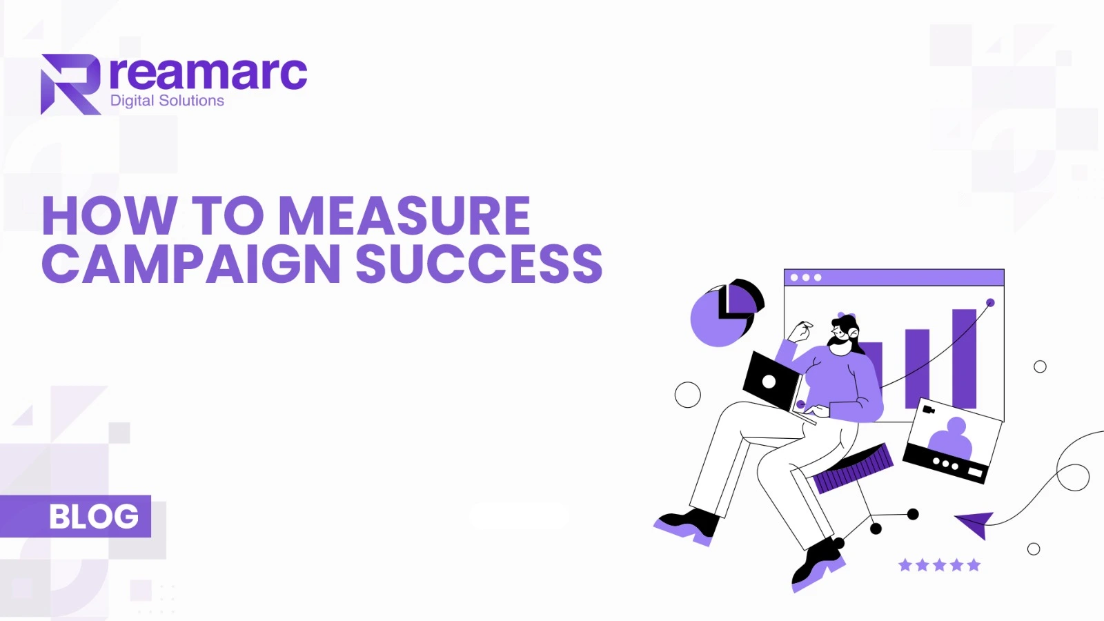 Marketer tracking campaign performance and ROI growth through digital analytics